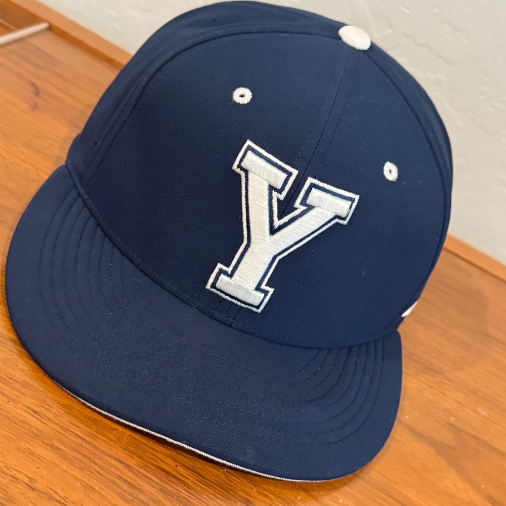 Nike BYU Cougars Baseball Cap‎ Mens XL Navy Excellent Aero True Fitted Field Hat
